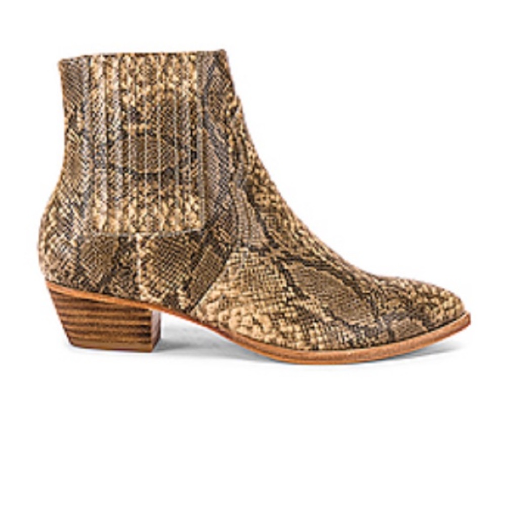 Raye Snakeskin Booties